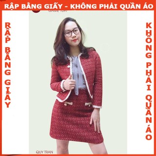 Rập giấy A0 áo khoác lửng 1097