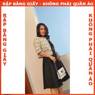 Rập giấy A0 áo khoác lửng 1097