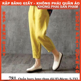 Rập giấy A0 quần bagy lưng thun 781
