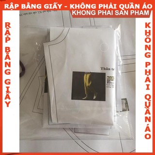 Rập giấy mã 954 - rập chân váy dáng A (BẢN VẼ)