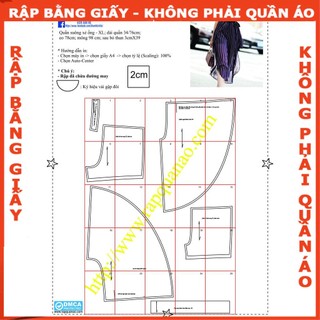 Rập giấy A0 mã 471- Rập quần (BẢN VẼ)