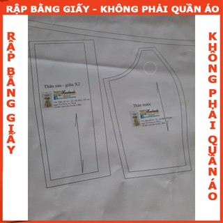 Rập giấy mã 739 (BẢN VẼ) - rập đầm trễ vai