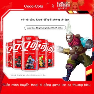 Nước giải khát có ga 200ml*6 lon Mô hình liên kết trò chơi di động Liên Minh Huyền Thoại