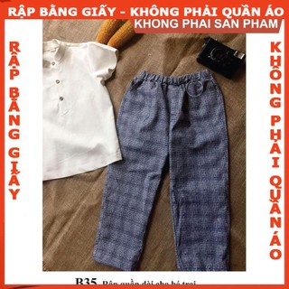 Rập giấy a0 mã b35 - rập quần