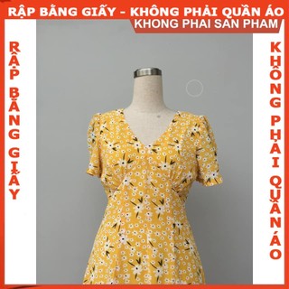 Rập giấy A0 mã 914 - đầm cổ tim tay phồng