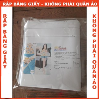 Rập giấy A0 bộ đùi áo 2 lớp mã 1332