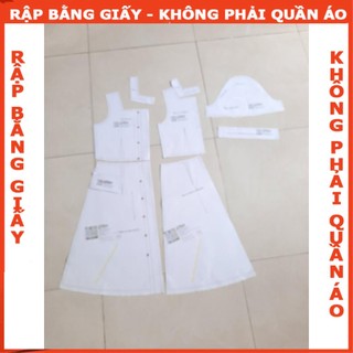 Rập giấy A0 đầm cổ vuông  mã 808