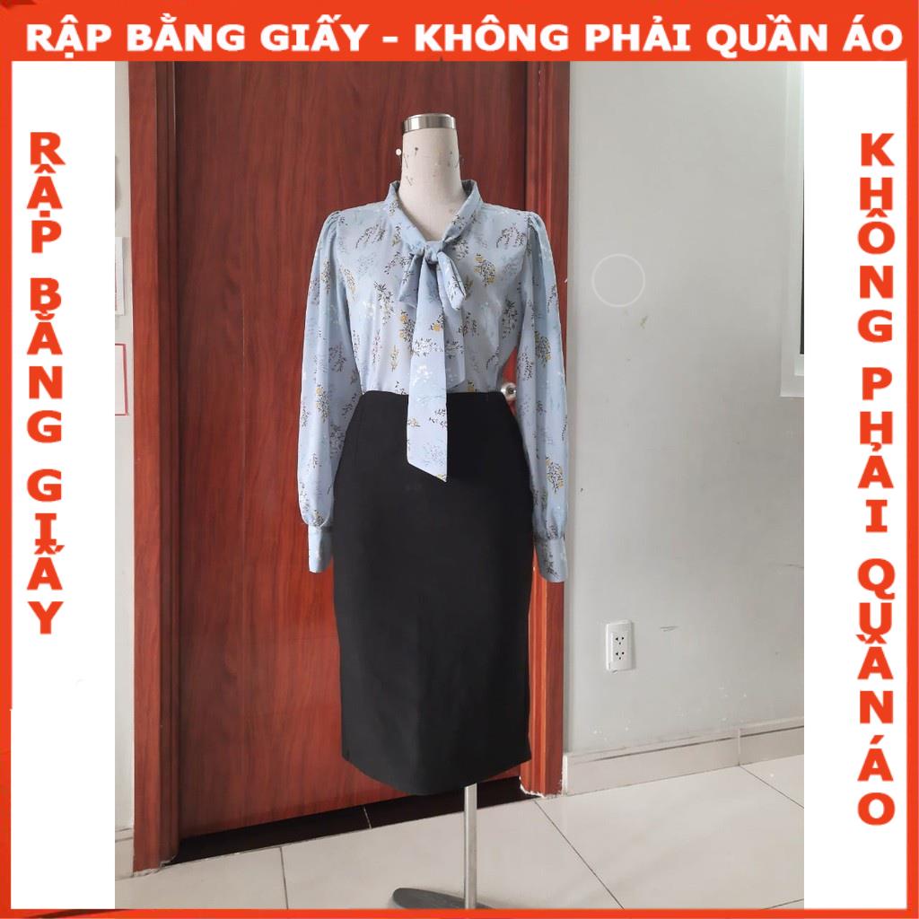 Rập giấy áo thắt nơ mã 1241