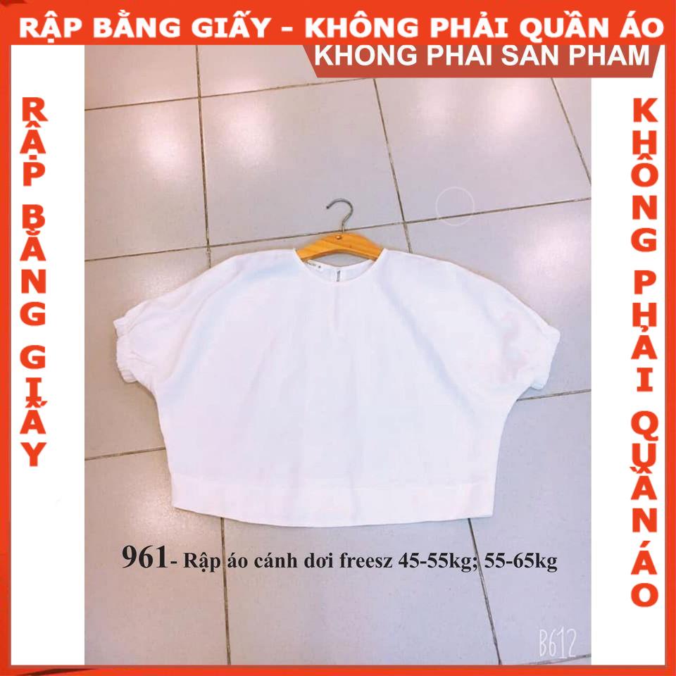 Rập giấy A0 áo cánh dơi 961  (BẢN VẼ)