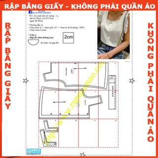 Rập giấy A0 mã 933 (BẢN VẼ)
