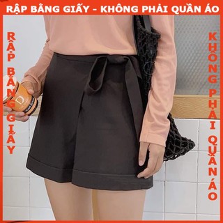 Rập giấy A0 mã 1021 - Rập quần short