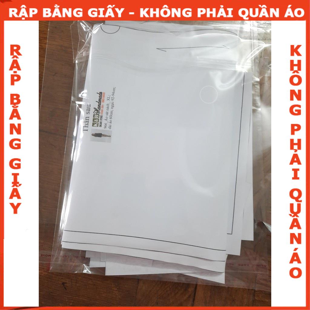Rập áo sơ mi- Rập giấy mã 920
