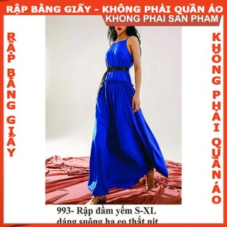 Rập giấy A0 mã 993- Rập đầm yếm (BẢN VẼ)