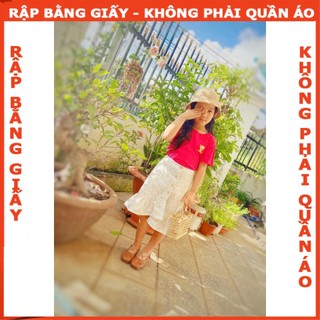 Rập giấy A0 mã R25 - Rập set chân váy và áo croptop bé gái