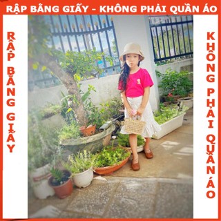 Rập giấy A0 mã R25 - Rập set chân váy và áo croptop bé gái