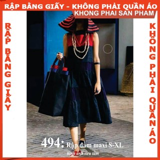 Rập giấy mã 494 (BẢN VẼ) rập đầm
