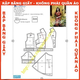 Rập giấy A0 mã 458 - rập đầm nữ