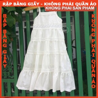 Rập đầm dây maxi cho mẹ - Rập giấy mã R103 (BẢN VẼ)