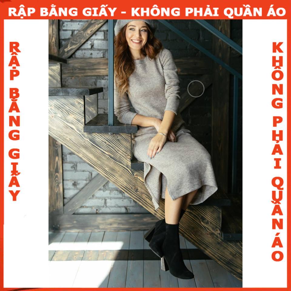 Rập đầm thun tay dài - rập giấy mã 1049 (BẢN VẼ)