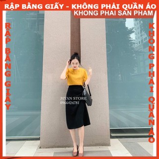 Rập giấy mã 954 - rập chân váy dáng A (BẢN VẼ)