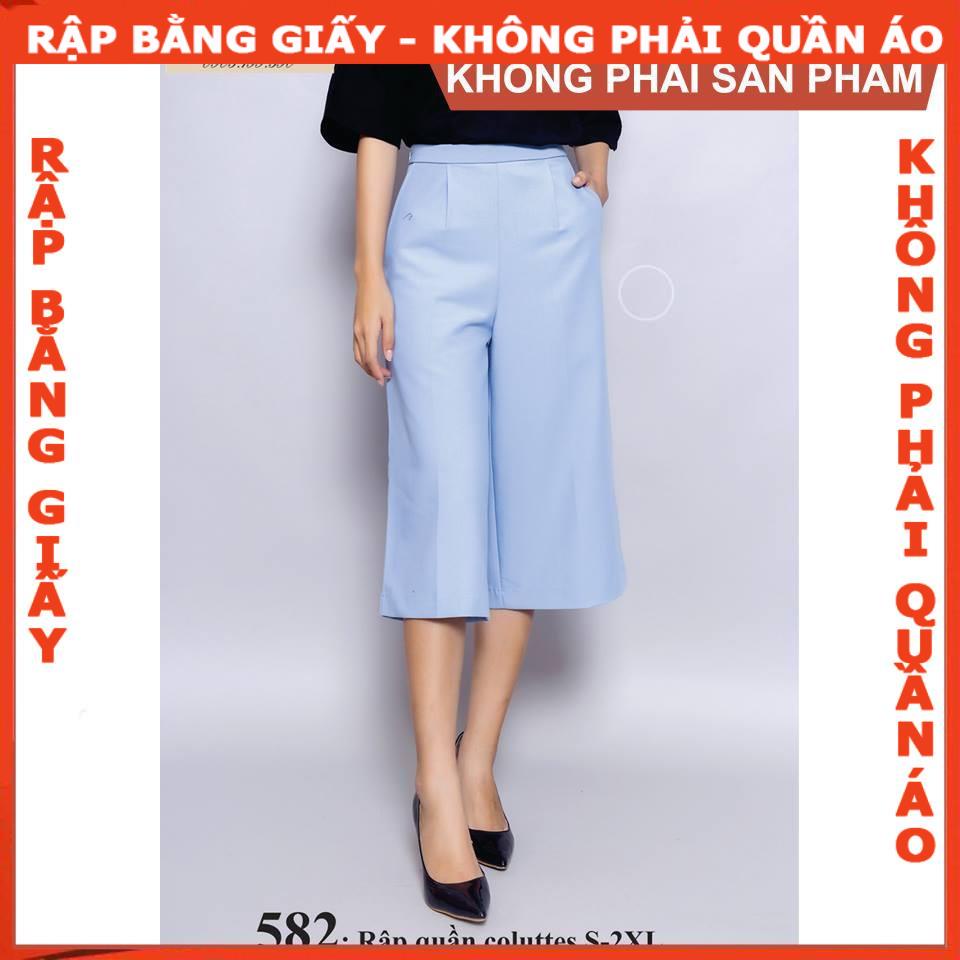 Rập giấy A0 mã 582 - rập quần nữ