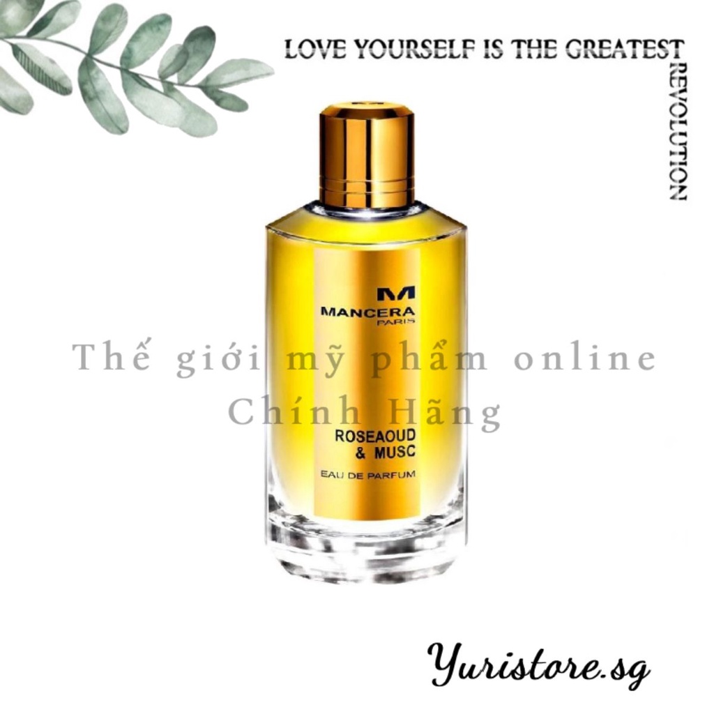 🆈🆄🆁🅸 - Nước hoa dùng thử Mancera RoseAoud & Musc Test 10ml/20ml