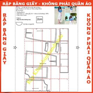 Rập giấy mã 1321 set váy áo