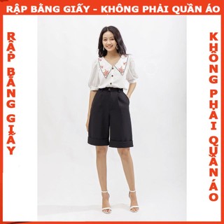 Rập giấy A0 mã 956 - quần ngố