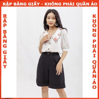 Rập giấy A0 mã 956 - quần ngố