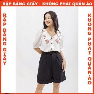 Rập giấy A0 mã 956 - quần ngố