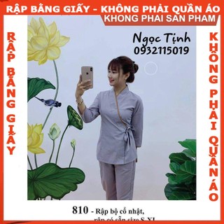 Rập bộ đi chùa - Rập giấy mã 810 (BẢN VẼ)