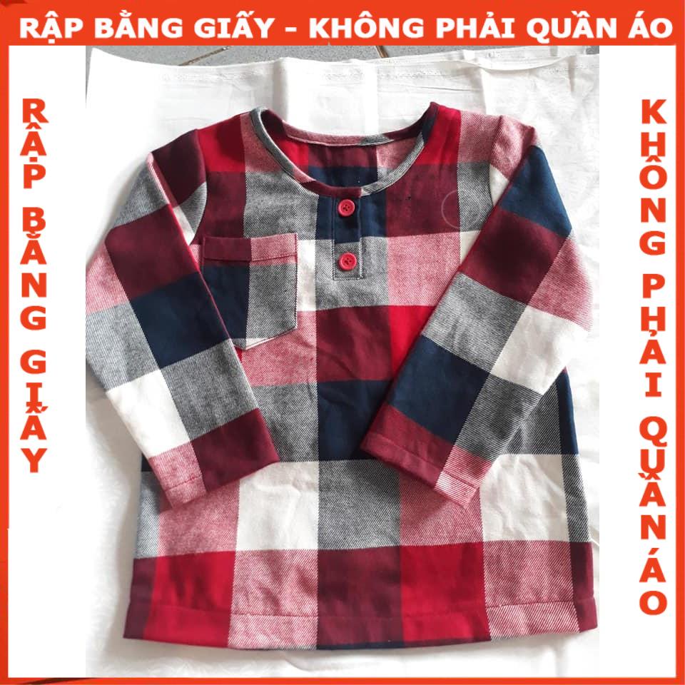 Rập bộ dài tay bé trai - rập giấy mã R154