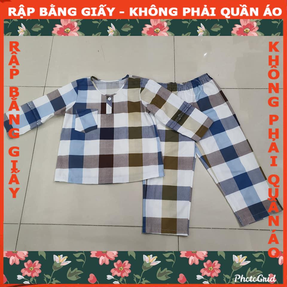 Rập bộ dài tay bé trai - rập giấy mã R154