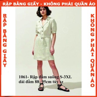 Rập đầm suông mổ trụ - rập giấy mã 1061 (BẢN VẼ)