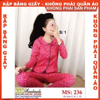 Rập giấy mã 236 - bộ lưng thun