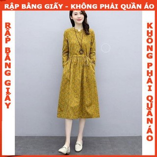 Rập đầm vàng cổ chân mã 1125 - giấy a0