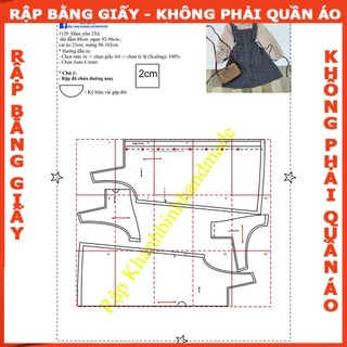 Rập giấy A0 mã 1129- bản vẽ (BẢN VẼ)