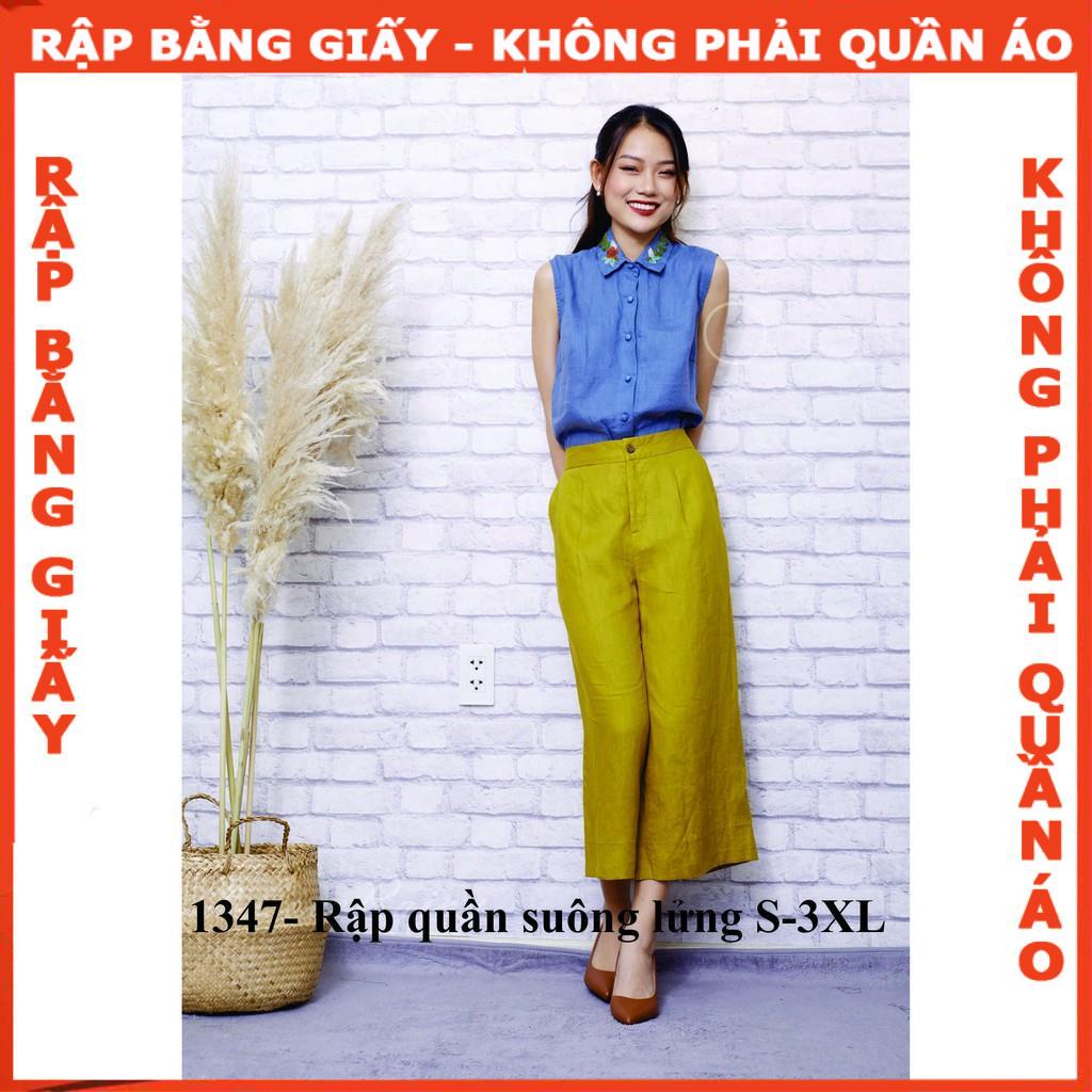 Rập giấy A0 mã 1347- rập quần suông lửng