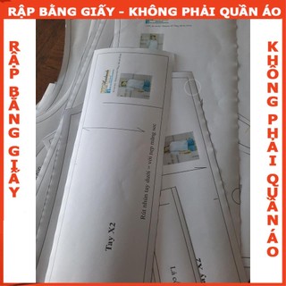 Rập giấy A0 áo sơ mi mã 1299