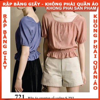 Rập áo kiểu - Rập giấy A0 mã 721 (BẢN VẼ)