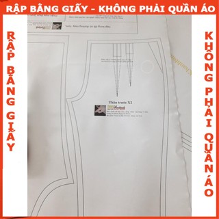 Rập giấy quần dài bé trai mã B20 (BẢN VẼ)