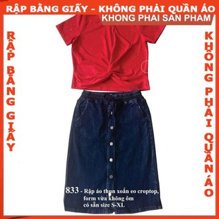 Rập giấy A0 mã 833 (BẢN VẼ)