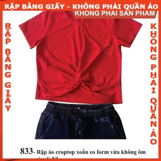 Rập giấy A0 mã 833 - Rập áo nữ
