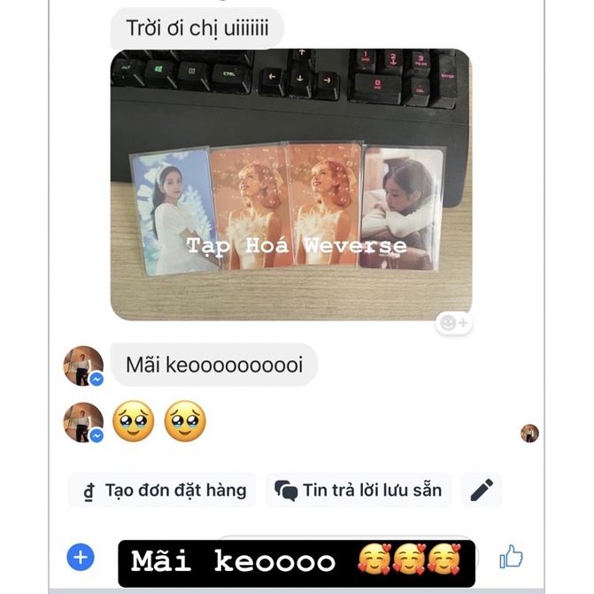 Bộ thẻ ảnh BLACKPINK The Game Coupon Card - BPTG