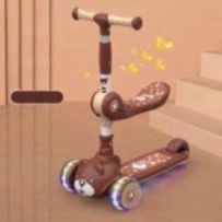 . . XE TRƯỢT SCOOTER CHO BÉ CÓ ĐÈN VÀ NHẠC DỄ THƯƠNG . /