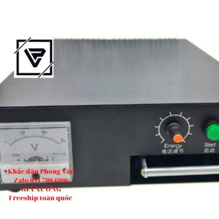 Máy khắc dấu tròn - kích tấc 110*80mm - flash - dấu chìm - giao nhanh - trọn vẹn vật tư freeship