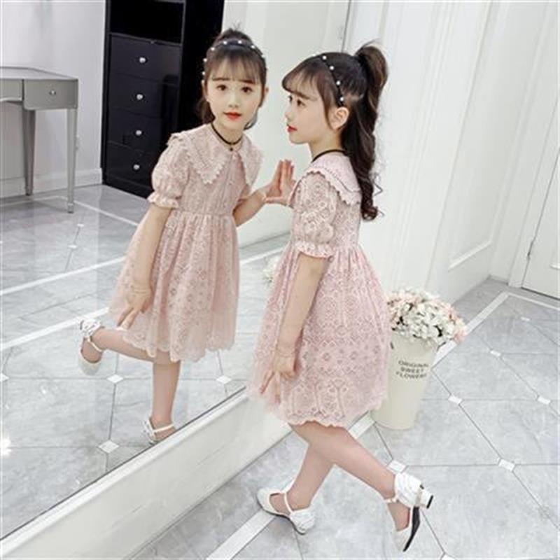 Cô gái ăn mặc năm búp bê cổ ren tây không khí trẻ em ăn mặc cô gái nhỏ váy trẻ em