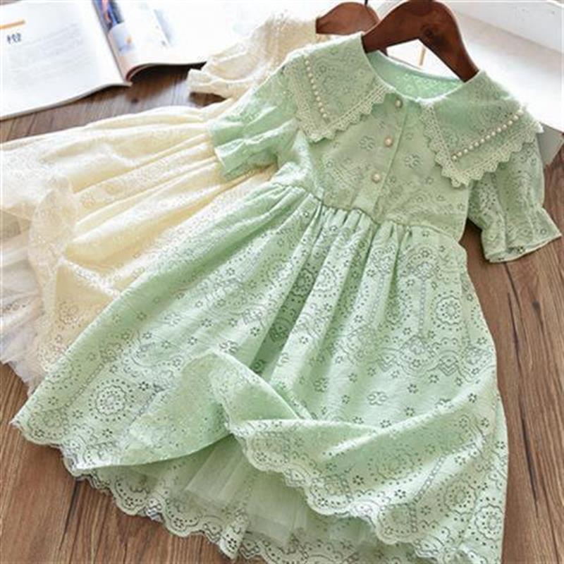 Cô gái ăn mặc năm búp bê cổ ren tây không khí trẻ em ăn mặc cô gái nhỏ váy trẻ em