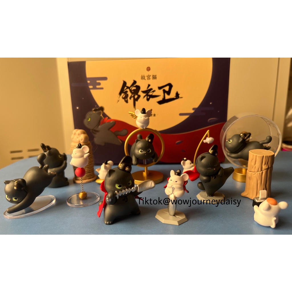 BLIND BOX  Mô hình mèo thị vệ Tử Cấm Thành dễ thương