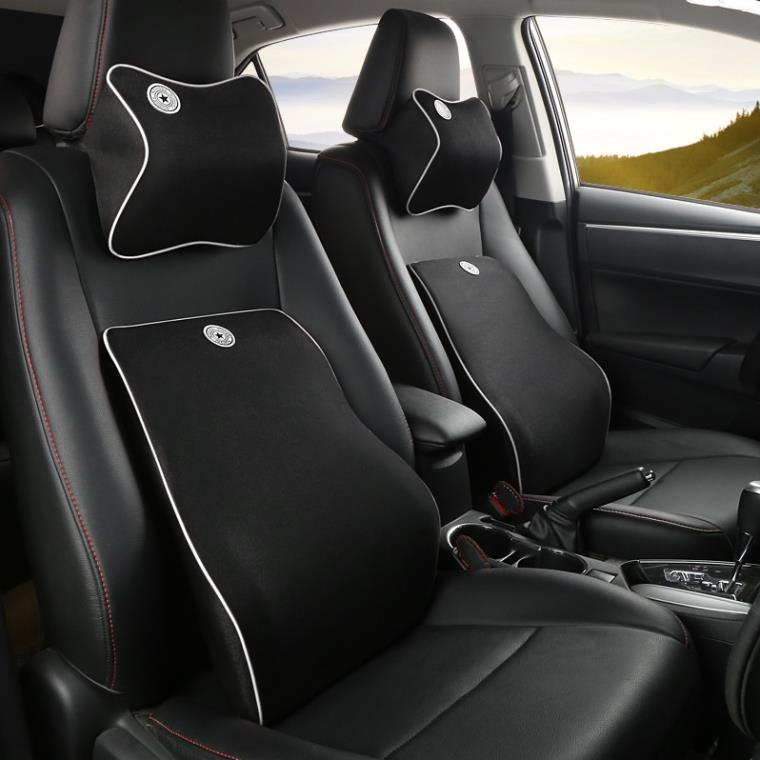 Gối tựa đầu và tựa lưng cao su non ngồi ghế ô tô, tựa lưng văn phòng, gối đầu bàn làm việc cao cấp | BigBuy360 - bigbuy360.vn